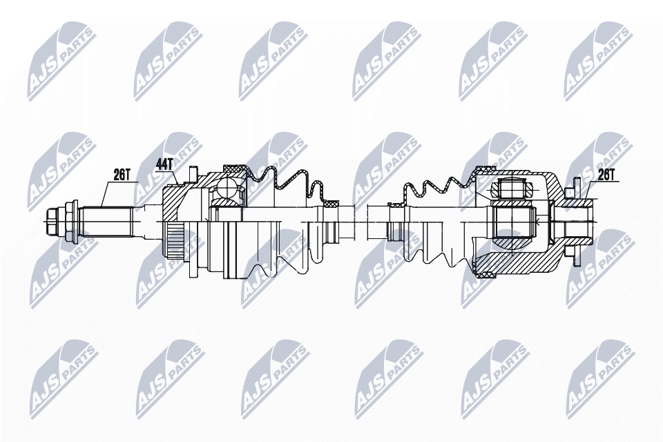 Приводной вал NTY NPW-MZ-072