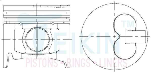Поршень TEIKIN 42186A.STD