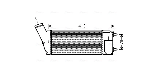 Интеркулер AVA QUALITY COOLING CNA4268