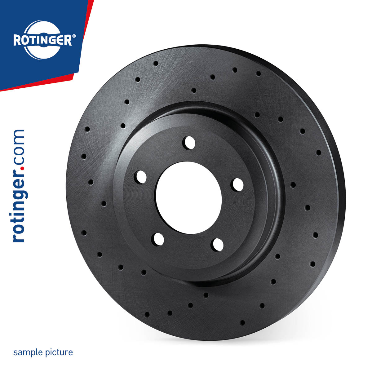 Тормозной диск graphite drilled ROTINGER RT 12049-GL T3