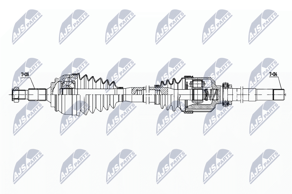 Приводной вал NTY NPW-PE-097