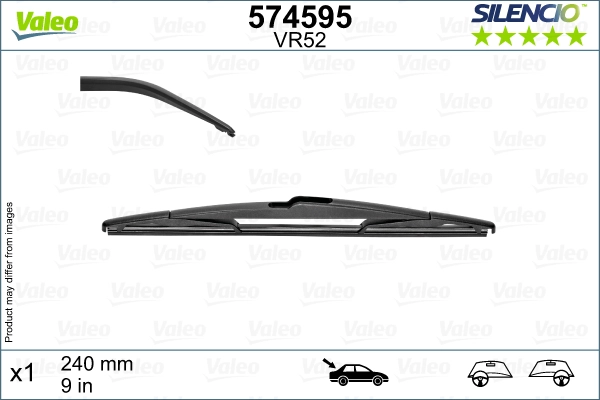 Щетка стеклоочистителя silencio rear VALEO 574595