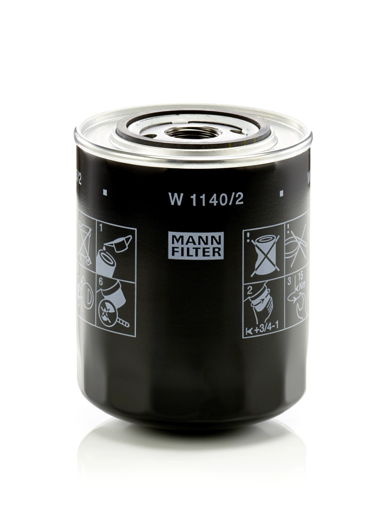Масляный фильтр MANN-FILTER W1140/2