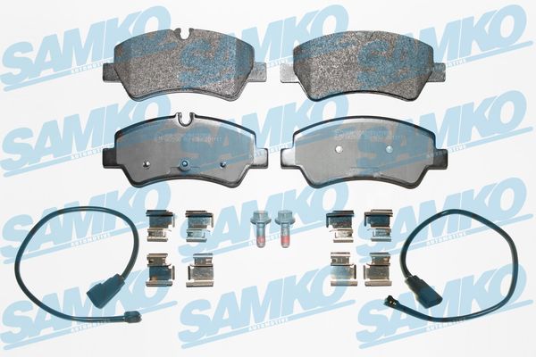 Комплект тормозных колодок дисковый тормоз SAMKO 5SP1787A