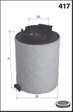 Воздушный фильтр MISFAT R430