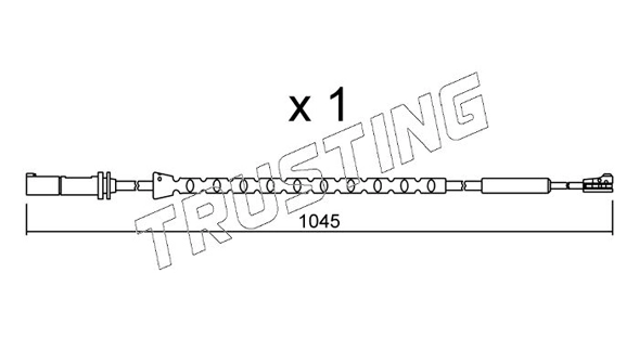 Сигнализатор износ тормозных колодок TRUSTING SU.310