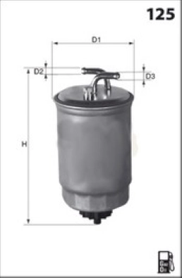 Топливный фильтр MECAFILTER ELG5257