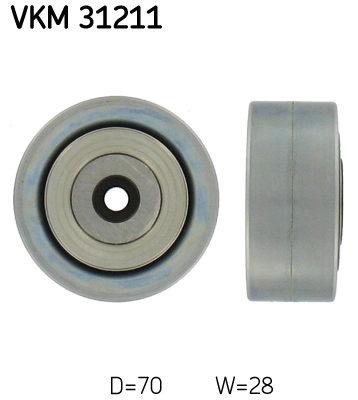 Паразитный / ведущий ролик поликлиновой ремень SKF VKM 31211
