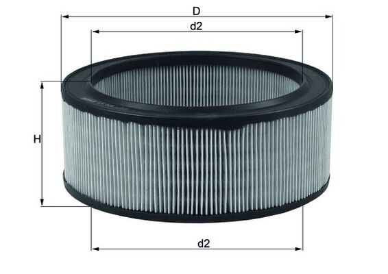 Воздушный фильтр MAHLE/KNECHT LX 516
