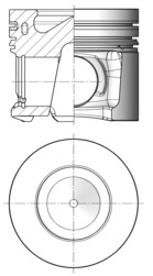 Поршень KOLBENSCHMIDT 41493620