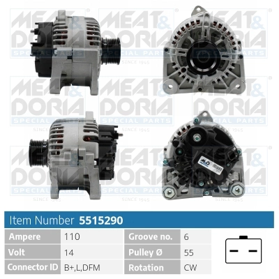Генератор MEAT & DORIA 5515290
