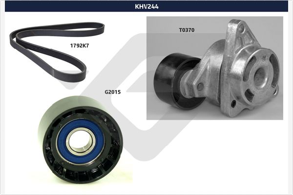 Поликлиновой ременный комплект HUTCHINSON KHV 244