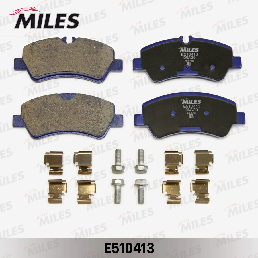 Комплект тормозных колодок дисковый тормоз MILES E510413