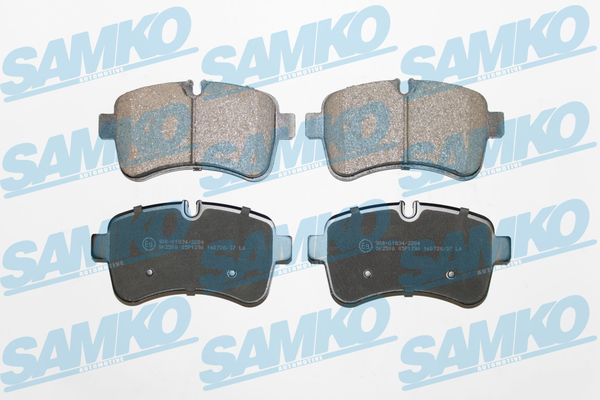 Комплект тормозных колодок дисковый тормоз SAMKO 5SP1296