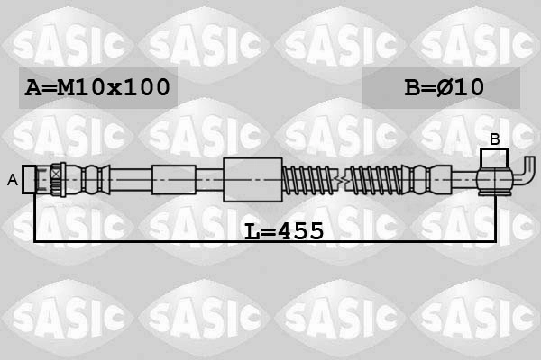 Тормозной шланг SASIC 6600067