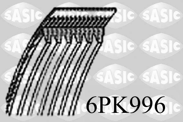 Поликлиновой ремень SASIC 6PK996