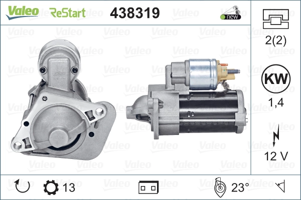 Стартер VALEO 438319