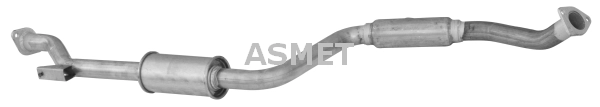 Средний глушитель выхлопных газов ASMET 26.007