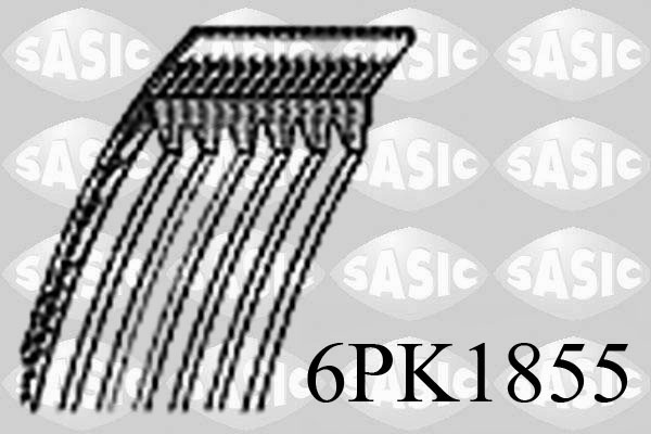 Поликлиновой ремень SASIC 6PK1855