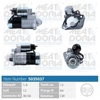 Стартер MEAT & DORIA 5035037