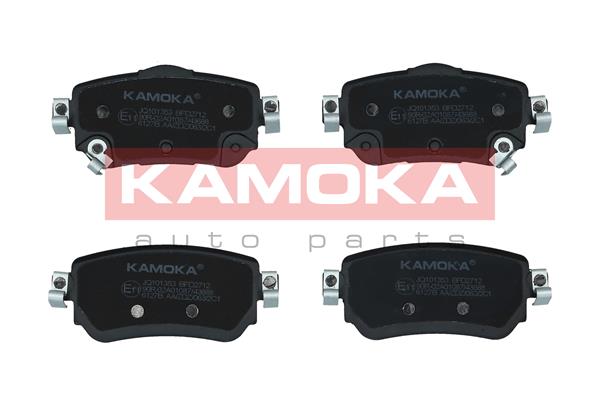 Комплект тормозных колодок дисковый тормоз KAMOKA JQ101353
