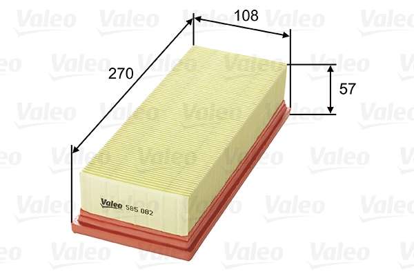 Воздушный фильтр VALEO 585082