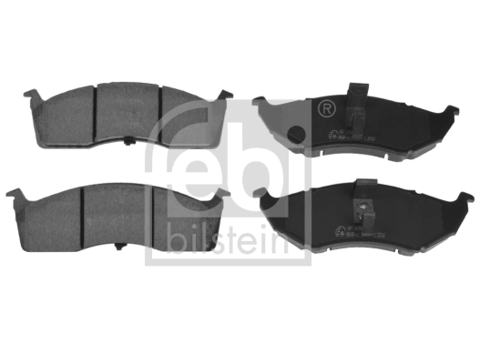 Комплект тормозных колодок дисковый тормоз FEBI BILSTEIN 116366