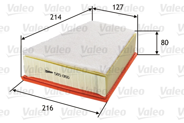 Воздушный фильтр VALEO 585060