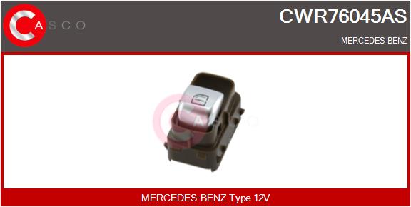 Выключатель стеклолодъемник CASCO CWR76045AS