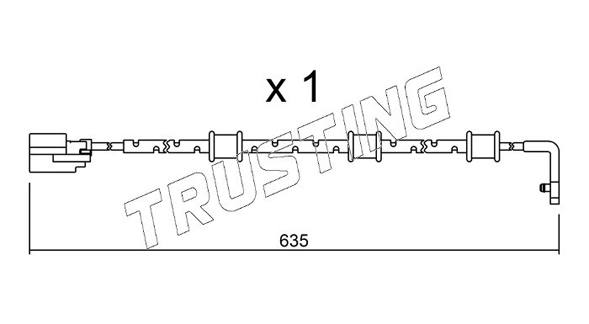Сигнализатор износ тормозных колодок TRUSTING SU.323