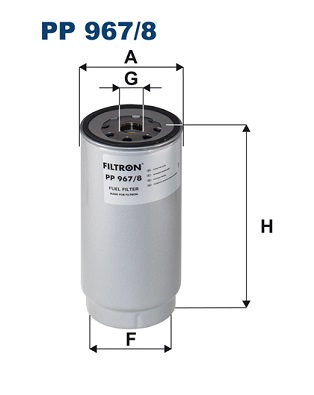 Топливный фильтр FILTRON PP 967/8