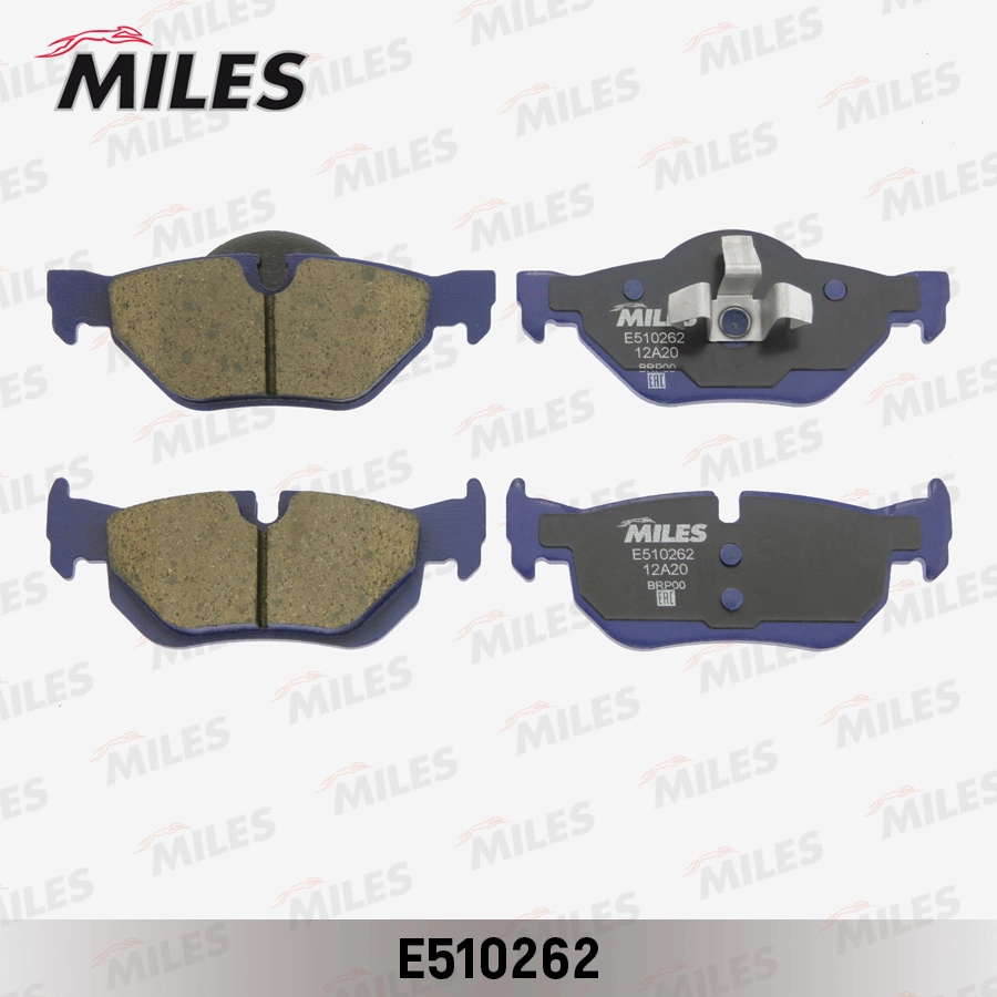 Комплект тормозных колодок дисковый тормоз MILES E510262
