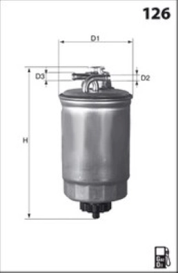Топливный фильтр MECAFILTER ELG5316
