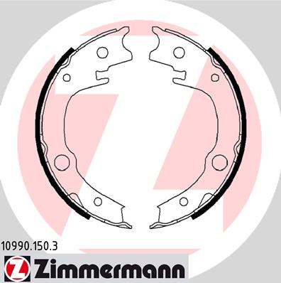 Комплект тормозных колодок стояночная тормозная система ZIMMERMANN 109901503