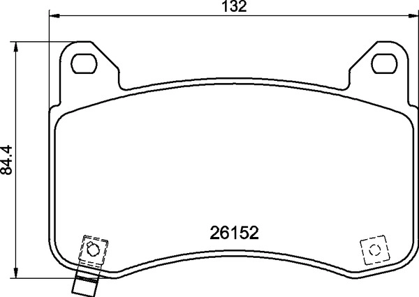 Комплект тормозных колодок дисковый тормоз BREMBO P 09 029
