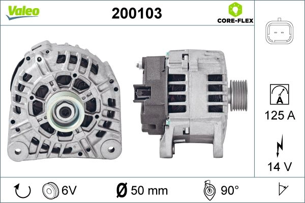 Генератор VALEO 200103