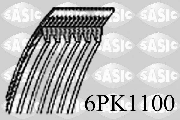 Поликлиновой ремень SASIC 6PK1100