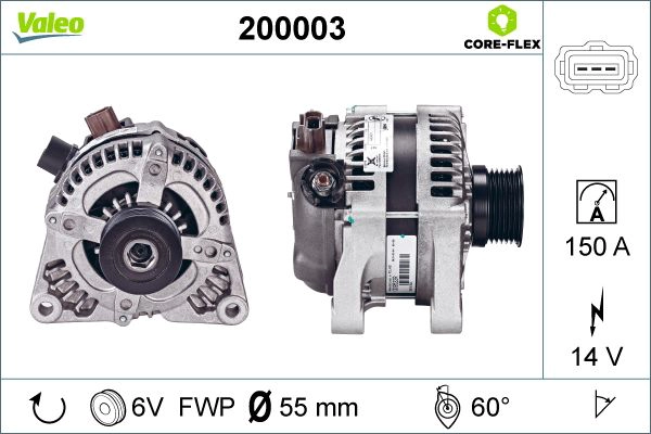 Генератор VALEO 200003