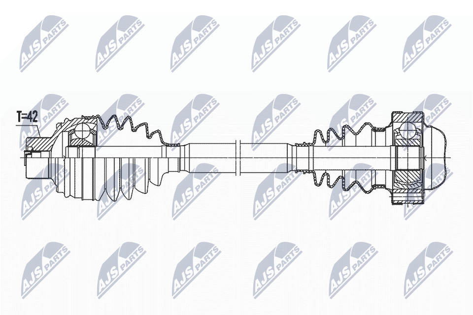 Приводной вал NTY NPW-AU-032