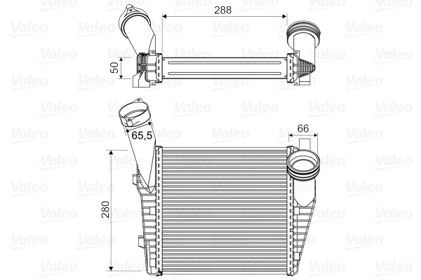 Интеркулер VALEO 818814