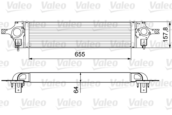 Интеркулер VALEO 818358