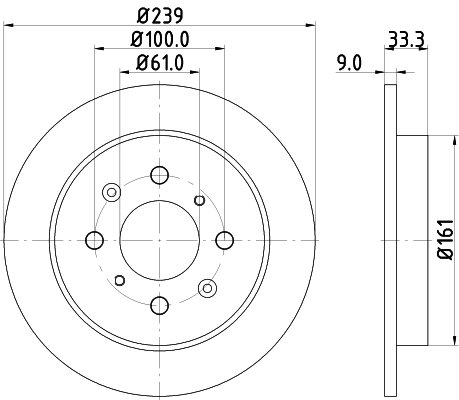 Тормозной диск HELLA/BEHR/PAGID 8DD 355 117-871