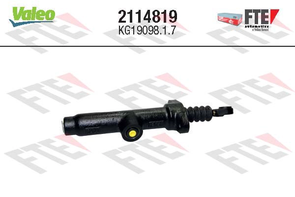 Главный цилиндр система сцепления VALEO 2114819