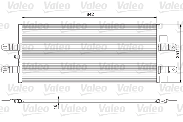 Конденсатор кондиционер VALEO 815093