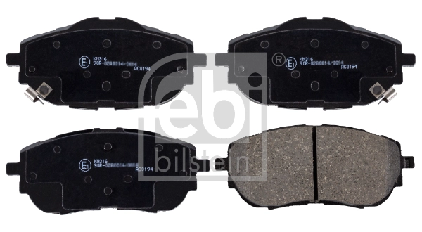 Комплект тормозных колодок дисковый тормоз FEBI BILSTEIN 170291