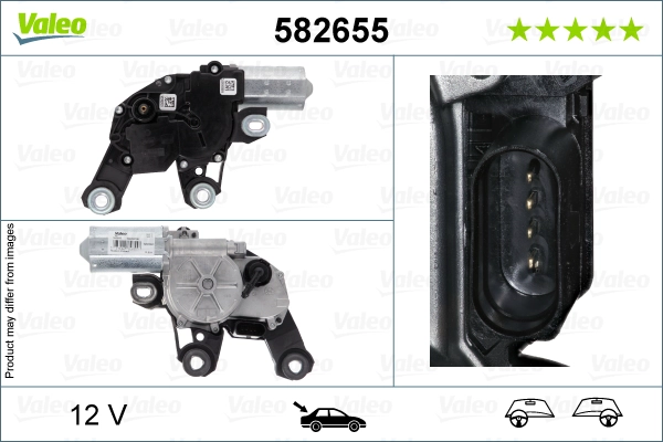 Двигатель стеклоочистителя VALEO 582655
