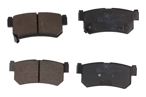 Комплект тормозных колодок дисковый тормоз MAXGEAR 19-2144
