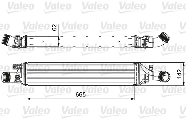 Интеркулер VALEO 818643