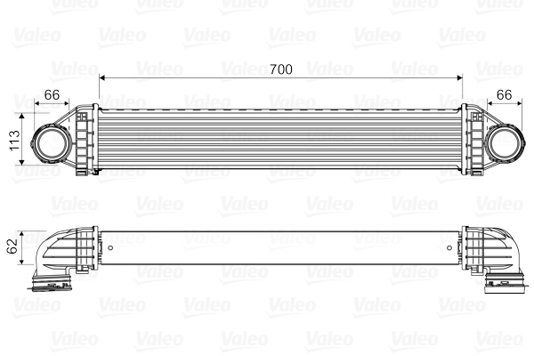 Интеркулер VALEO 818806
