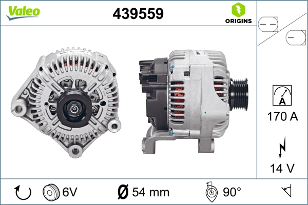 Генератор VALEO 439559